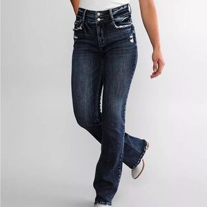 BKE Dark Indigo Flare Jeans